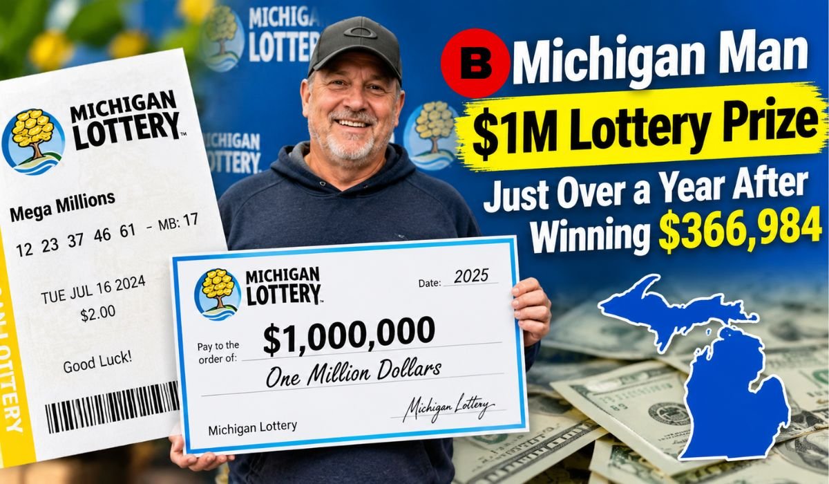 michigan man $1m lottery