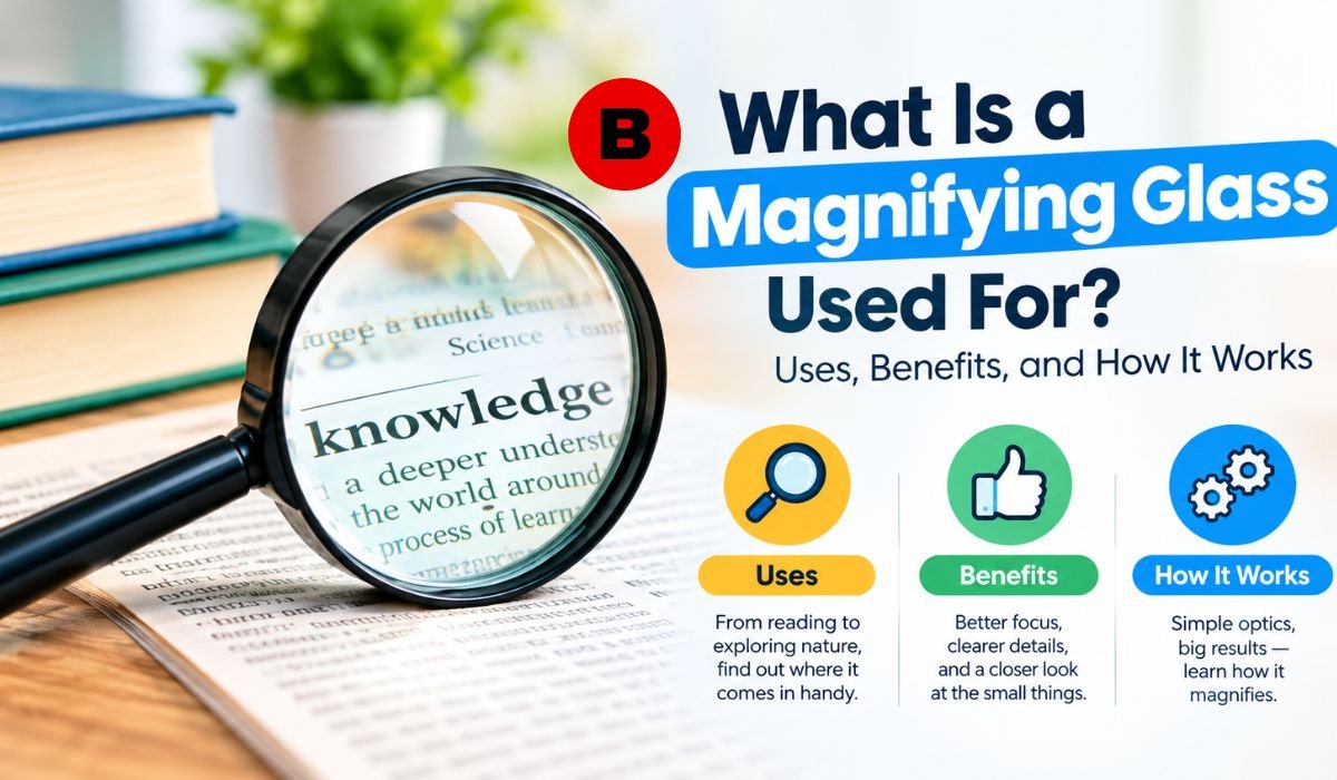 what is a magnifying glass used for